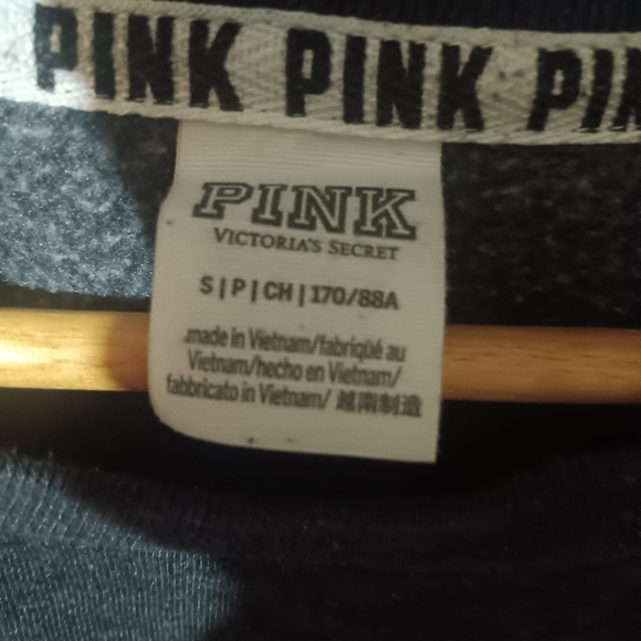 🤠Victoria's Secret Pink Pull over Sweatshirt Size Small - Picture 6 of 6